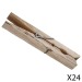 Pince linge x24 bois, beige bedrijfs cadeau
