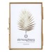 cadre photo metal apolline 15x10, doré, cadre photo publicitaire