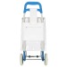 chariot shopping pvc enfant, 2-fois assorti, poussette à marché ou cabas à roulettes publicitaire