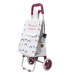 chariot shopping pvc enfant, 2-fois assorti, poussette à marché ou cabas à roulettes publicitaire