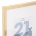 cadre photo or manu 21x30 dis, doré, cadre photo publicitaire