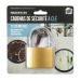 Cadenas de sécurité à clé h8.6cm, cadenas reclame