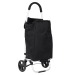 chariot shopping pliable alu gain de place 39l cadeau d’entreprise