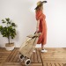 chariot shopping 2 roues en jute cadeau d’entreprise