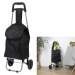 chariot shopping 2 roues noir cadeau d’entreprise