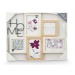 cadre photo multiple 10x10cm et 10x15cm avec lettr regalo d'azienda