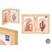 cadre photo double effet bambou 10x15 cadeau d’entreprise