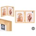 cadre photo en bambou double effet 15x20 regalo d'azienda