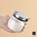 Sucrier en verre avec couvercle en acier 250ml cadeau d’entreprise