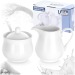 Sucrier et crémier, porcelaine blanche, 3 pièces cadeau d’entreprise