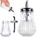 Sucrier en verre avec doseur 190ml, sucrier publicitaire