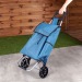 Chariot de courses avec sac, bleu, 40 l cadeau d’entreprise