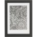 Cadre photo en bois Blake noir 26 x 37 cm cadeau d’entreprise