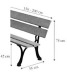 Product thumbnail Wooden bench Length 1.50 m 3