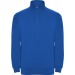 ANETO - Sweat avec demi zip ton sur ton et col montant, Sweat-shirt pubblicitario