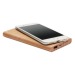 Powerbank/chargeur en bambou 6000mAh, Batterie de secours ou powerbank publicitaire