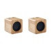 Miniatura del producto AUDIO SET 2 altavoces inalámbricos de bambú 0