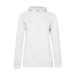 Sweat capuche femme, Textile B&C reclame