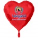 Miniature du produit Ballon mylar coeur personnalisable 45cm 3