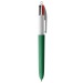 Bic® 4-farbig Holzstil mit Lanyard, Kugelschreiber Marke Bic Werbung