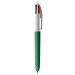 BIC® 4 Couleurs Wood Style with Lanyard, stylo marque Bic publicitaire