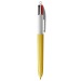 Bic® 4-farbig Holzstil mit Lanyard, Kugelschreiber Marke Bic Werbung