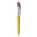BIC® 4 Couleurs Wood Style with Lanyard, stylo marque Bic publicitaire