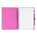 Miniature du produit Recycled paper spiral notepad with hard cover pen 2
