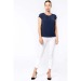 Blouse crêpe manches courtes femme - kariban cadeau d’entreprise