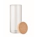Product thumbnail Glass and cork jar 1L 1