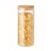 Product thumbnail Glass and cork jar 1L 2