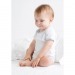 Body bébé contrasté manches courtes Larkwood, T-shirt ou body bébé publicitaire