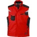 Bodywarmer softshell Workwear - James Nicholson, Bodywarmer ou veste sans manches pubblicitario