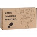 Caja de envío kraft 23x14x8cm, Cajas de envío ecológicas kraft publicidad