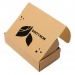 Caja de envío kraft 23x14x8cm, Cajas de envío ecológicas kraft publicidad
