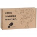 Boîte d'expédition kraft 42x52x18cm, Boîtes d\'envoi éco kraft pubblicitario