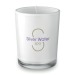 Candle in a glass, candle promotional