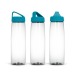 Transparente 83-cl-Feldflasche aus Tritan, Ökologische Trinkflasche Werbung