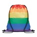 Product thumbnail BOW Rainbow drawstring bag RPET 0