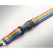 BOWYARD Lanyard en RPET arco iris, cordón y gargantilla de cordón publicidad