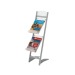 Brochure-Displays Alu Incliné 2 Niveaux A4 cadeau d’entreprise