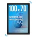 Cadre affichage Clic-clac mural 100x70cm noir cadeau d’entreprise