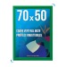 Cadre affichage Clic-clac mural 70x50cm vert cadeau d’entreprise