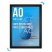 Cadre affichage Clic-clac mural A.0 noir cadeau d’entreprise