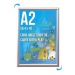 Cadre affichage Clic-clac mural A.2 (594x420mm) cadeau d’entreprise