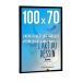 Cadre déco 70x100cm couleur noir cadeau d’entreprise