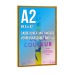 Cadre déco A2 couleur doré bedrijfs cadeau
