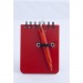 Cuaderno espiral de 60 páginas con bolígrafo regalo de empresa
