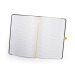Notebook two-tone black, Hard cover notebook promotional
