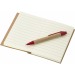 Product thumbnail Cardboard notebook containing 80 lined sheets with pen 0
